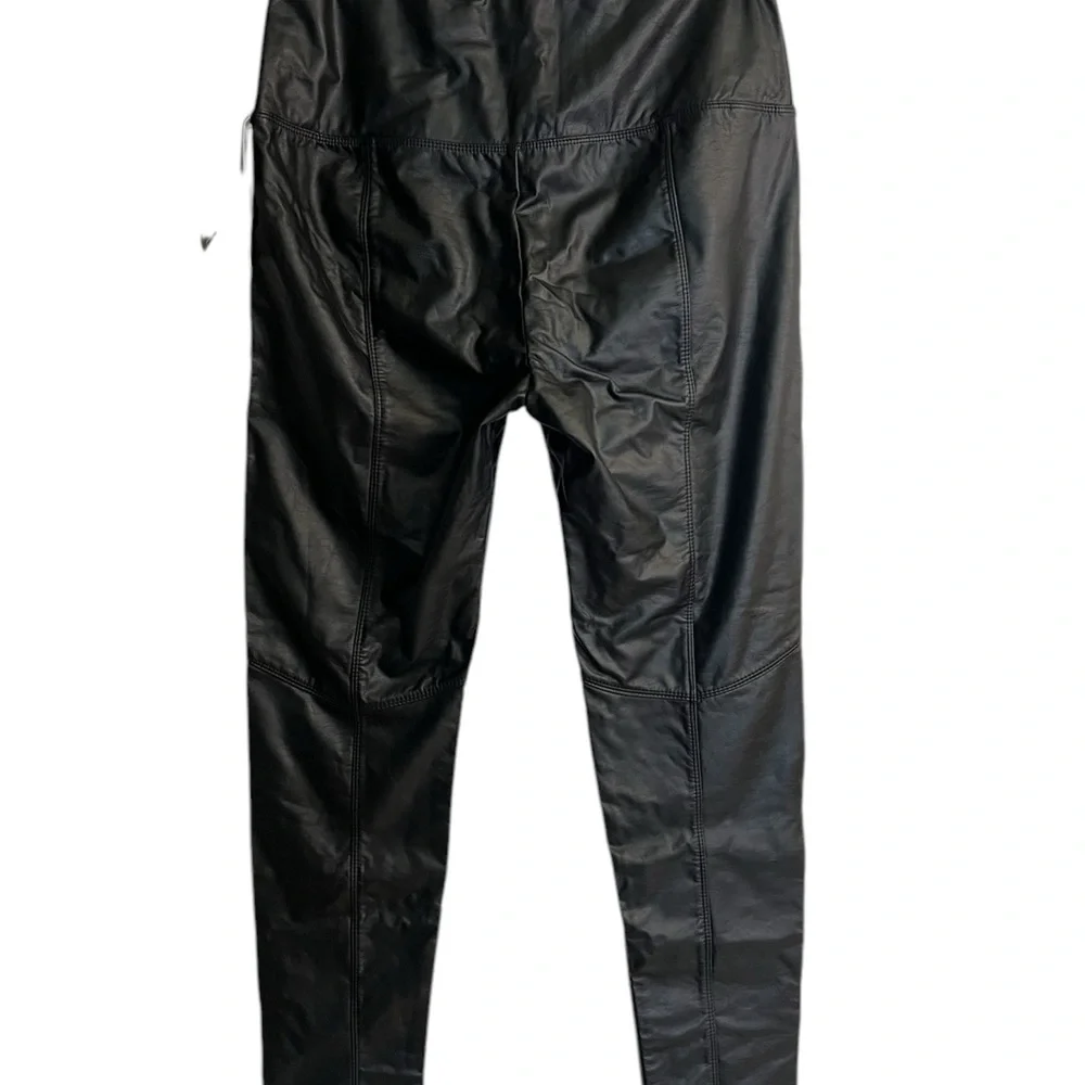 Lysse vegan faux leather leggings size L - Picture 3 of 10